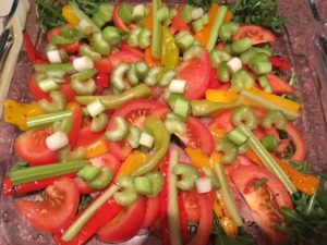 paprika spek salade
